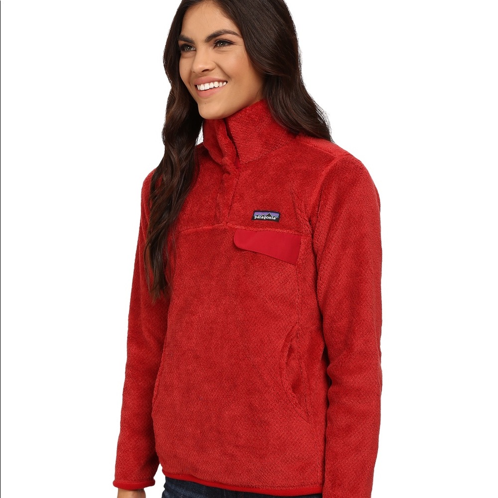 Patagonia red fleece